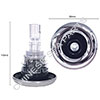 LVJ 3.5 inch Directional Chrome Jet Crystal Series