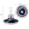 LVJ 4.5 inch Directional Chrome Jet Crystal Series